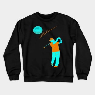 RETRO STYLE GOLFER Crewneck Sweatshirt